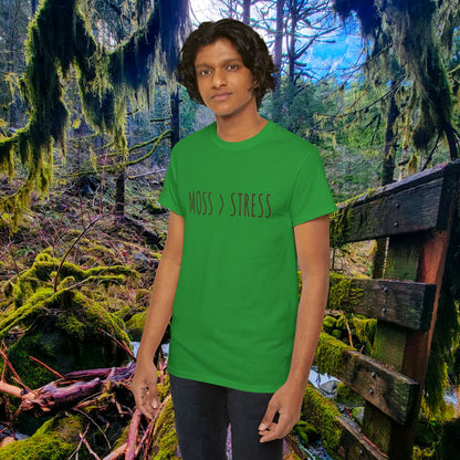 "Moss > Stress" Tee | Choose Calm, Stay Squishy