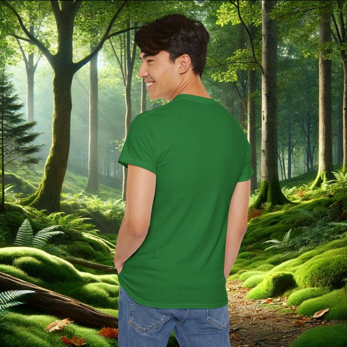 Local Moss Cryptid Tee | Soft Forest Creature Design