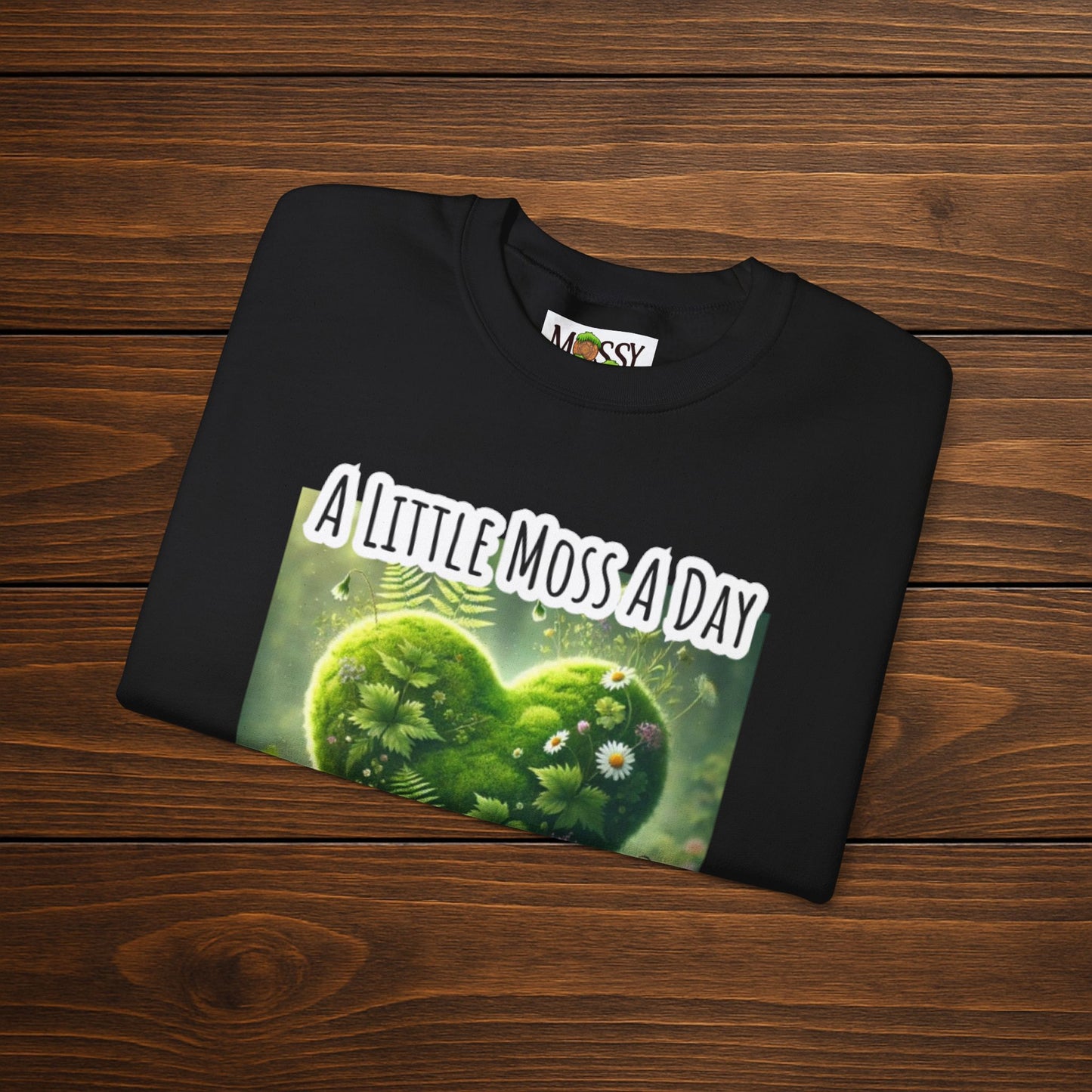 "Moss Therapy" Crewneck | Cozy Up & Let Nature Heal