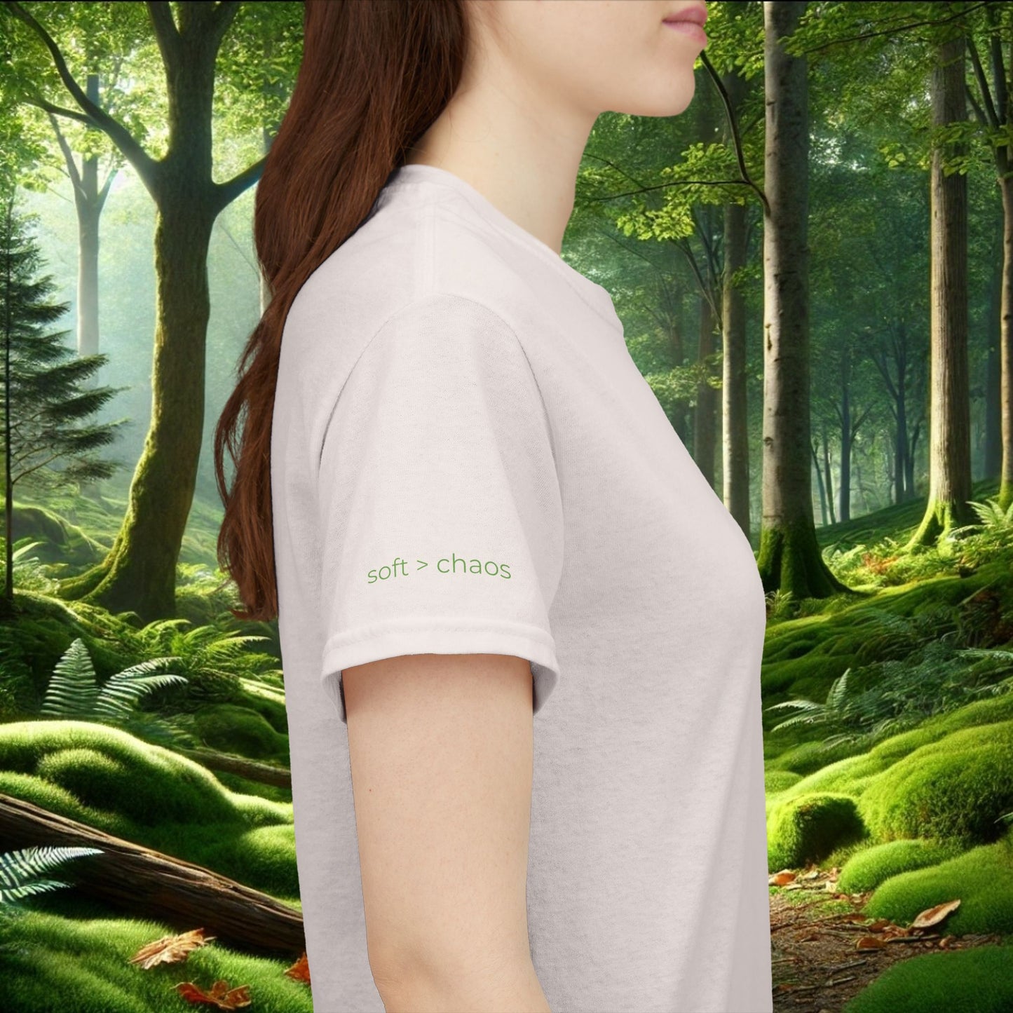 Moss Over Mess Tee | Forestcore Graphic T-Shirt