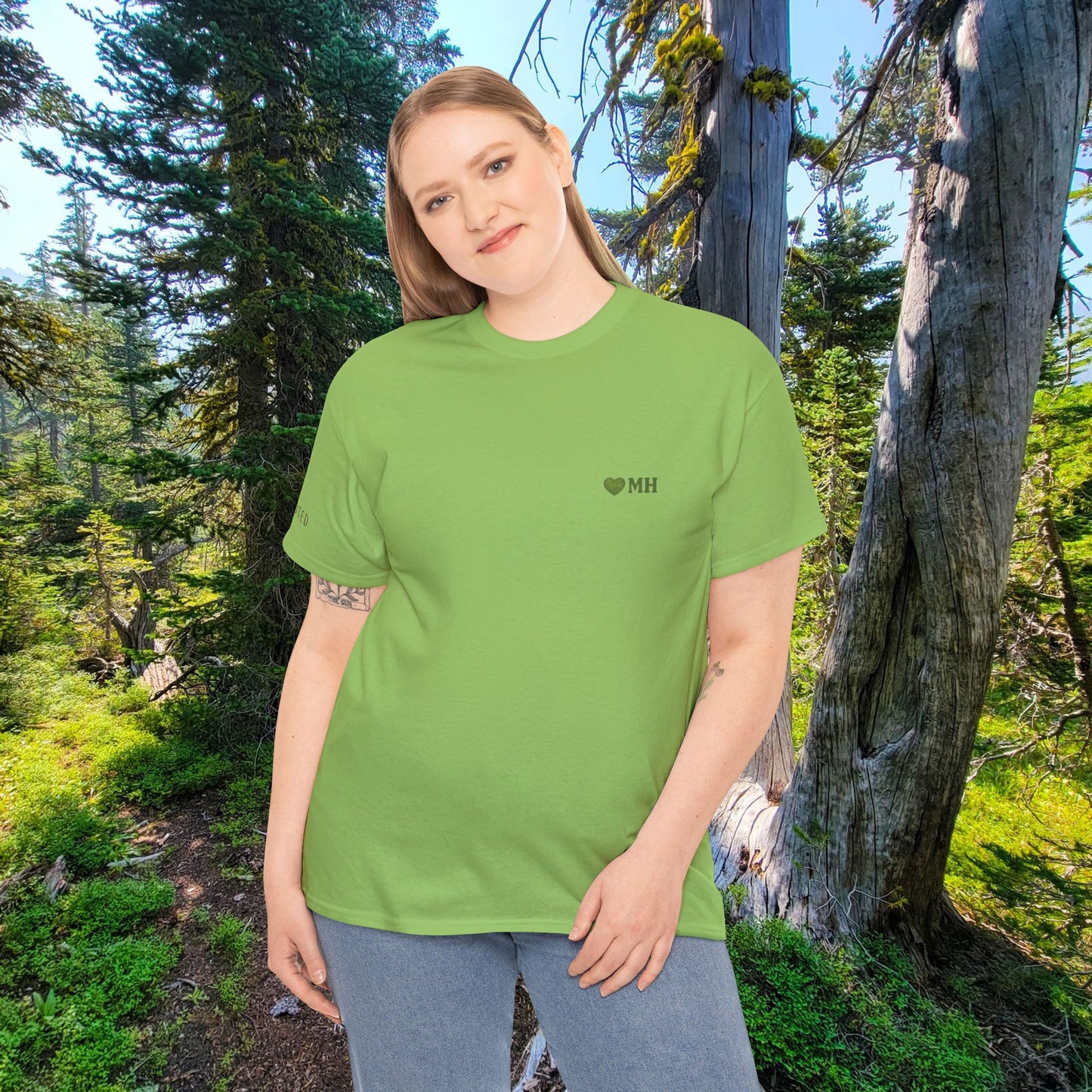 Moss Hugger Tee | Treehugger Back Graphic