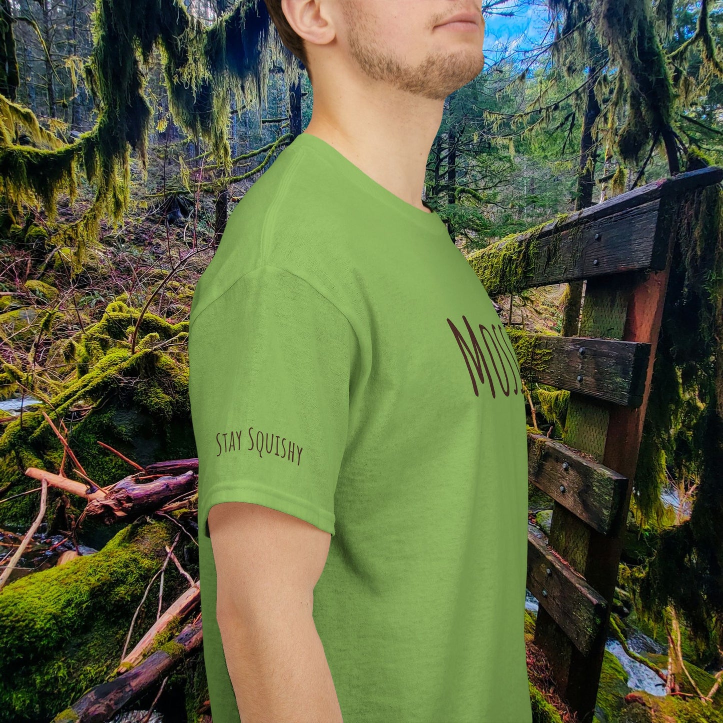 "Moss & Chill" Tee | Relax, Recharge & Stay Squishy