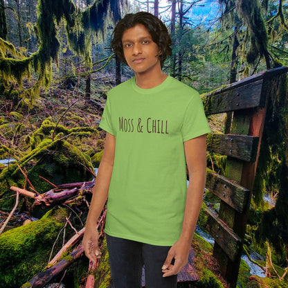 "Moss & Chill" Tee | Relax, Recharge & Stay Squishy
