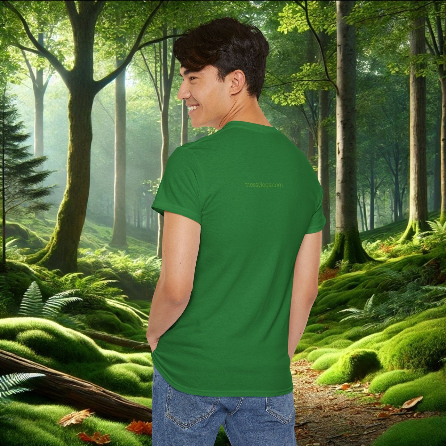 Moss Over Mess Tee | Forestcore Graphic T-Shirt