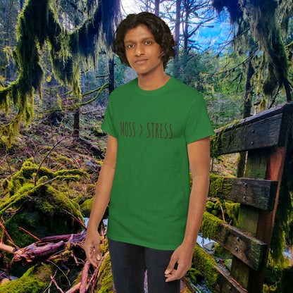 "Moss > Stress" Tee | Choose Calm, Stay Squishy