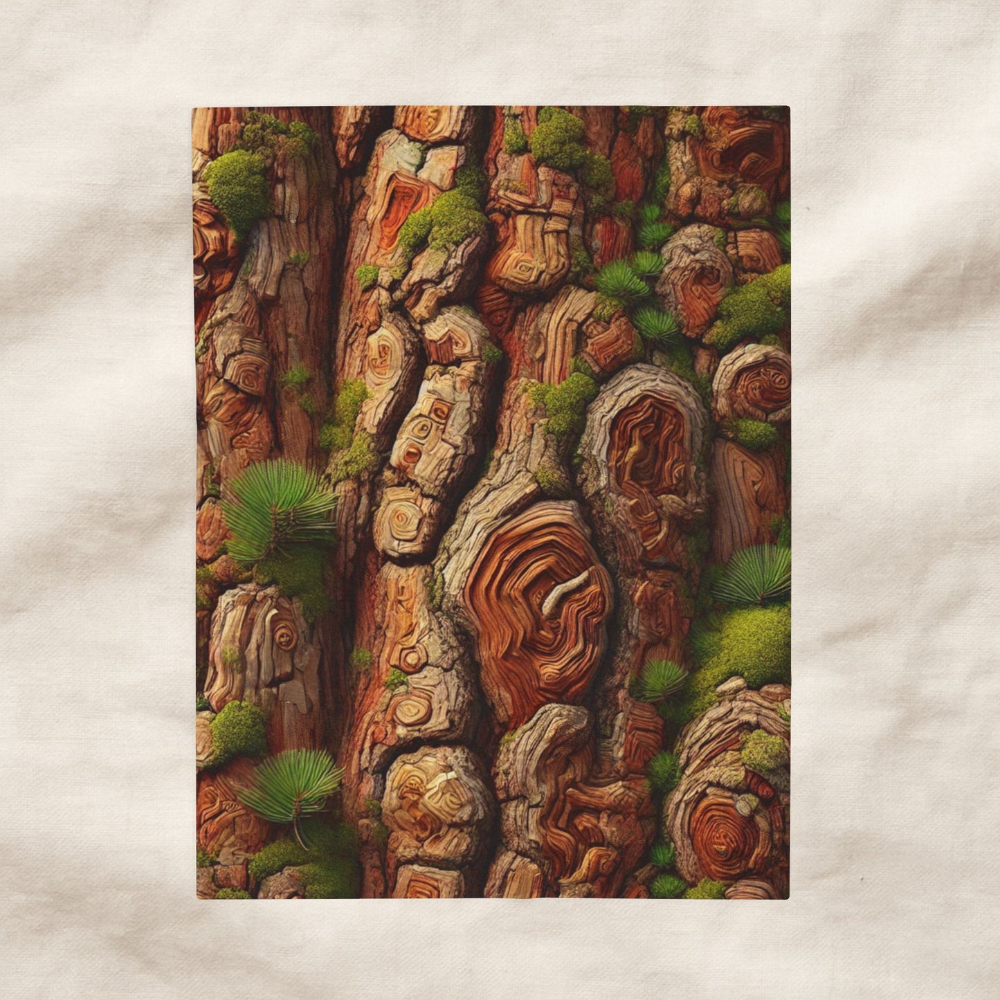 "The Golden Grove" Blanket | The Forest Line – Cozy, Soft & Inspired by Nature